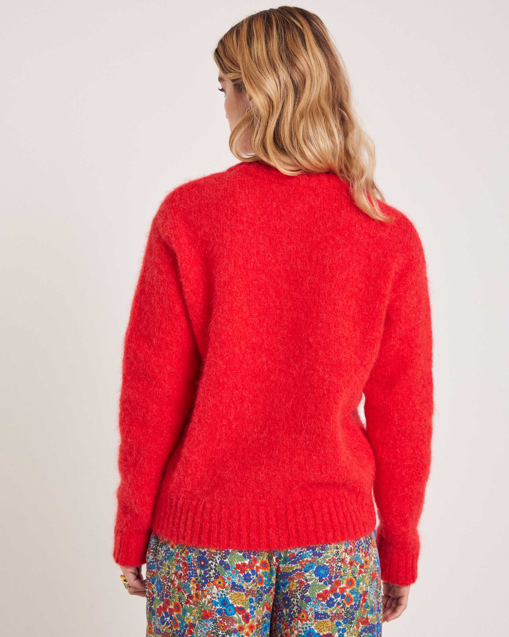 Cardigan Rosanne rouge