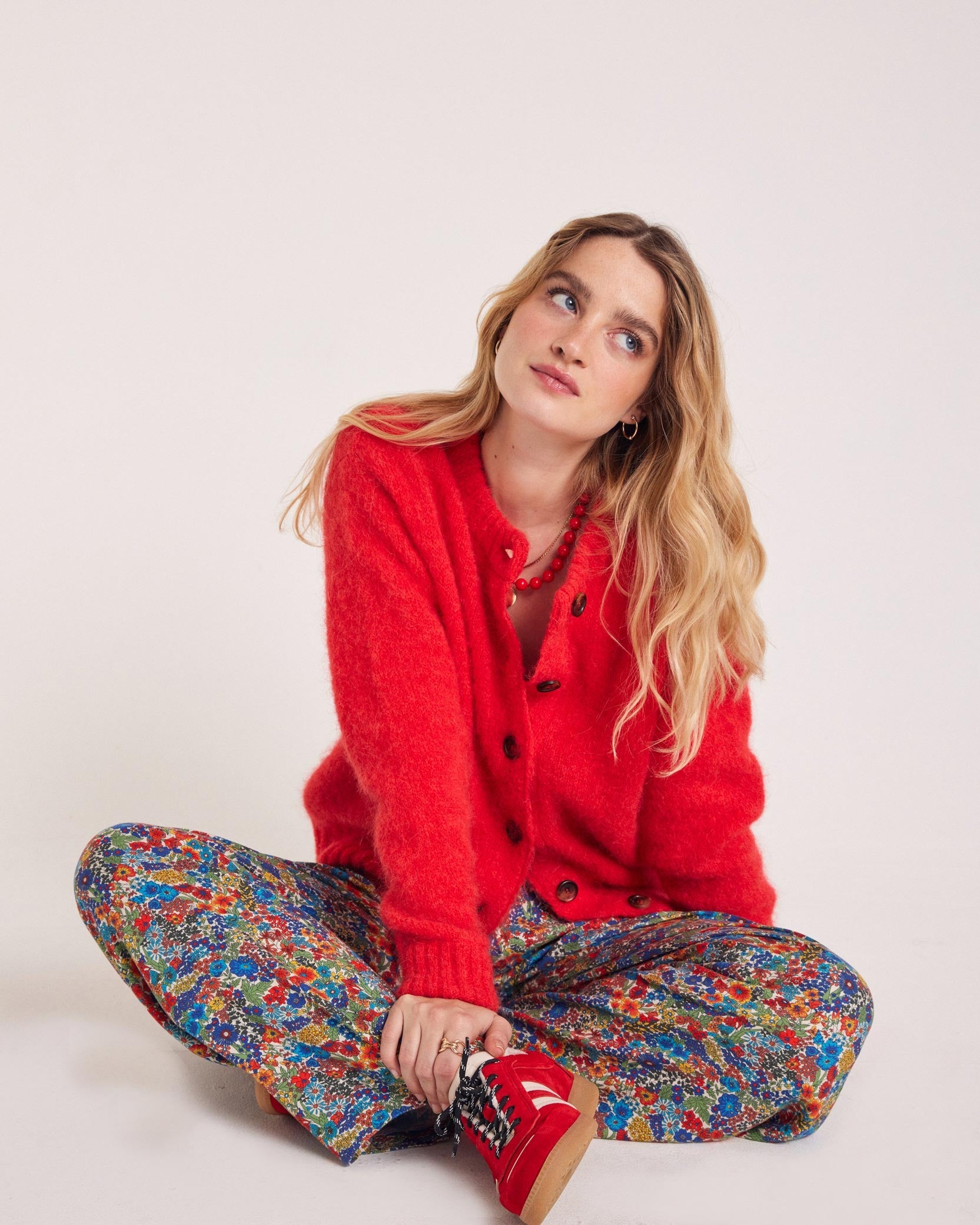 Cardigan Rosanne rouge