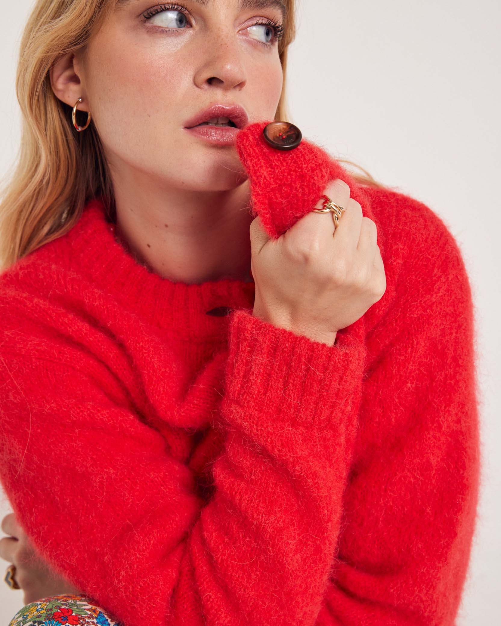 Cardigan Rosanne rouge