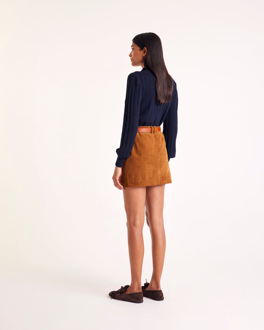 Cardigan Odile bleu marine
