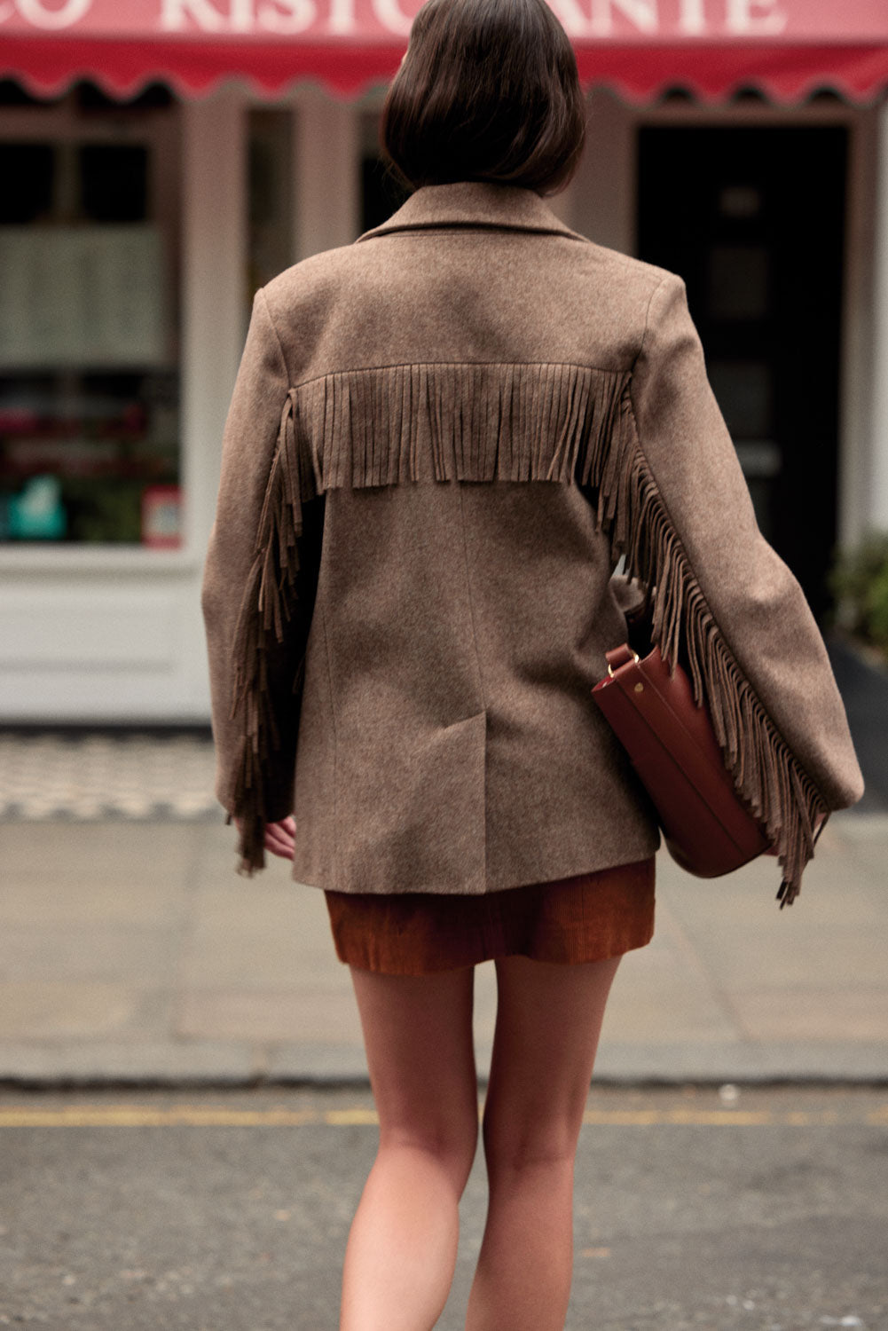 Jupe Monica velours camel
