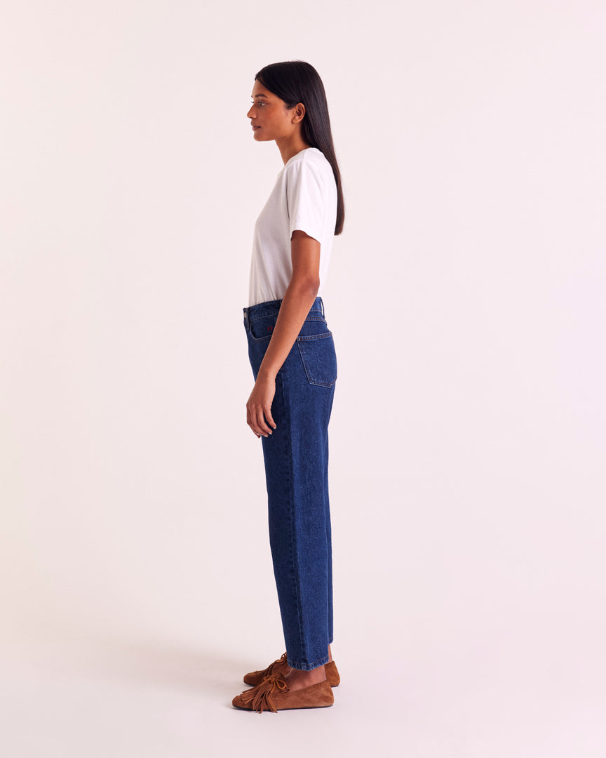 Jean Leonard bleu indigo