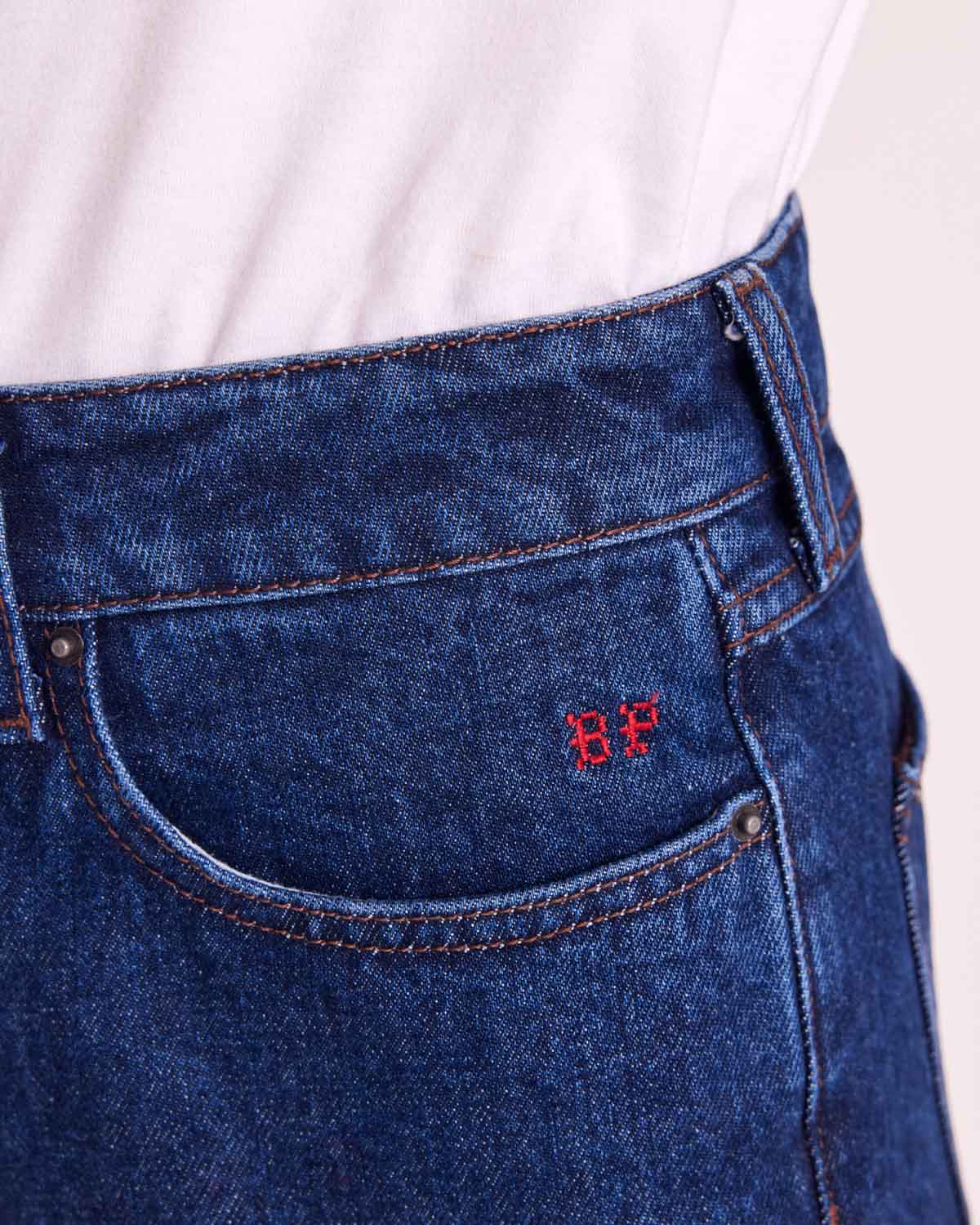 Jean Leonard bleu indigo