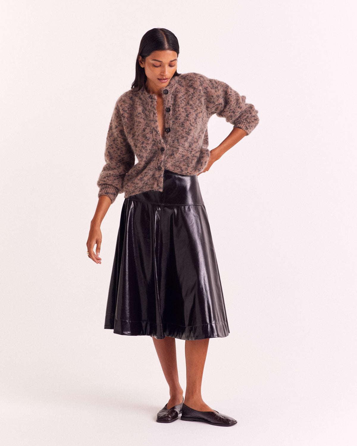 Cardigan Douceur guépard tacheté
