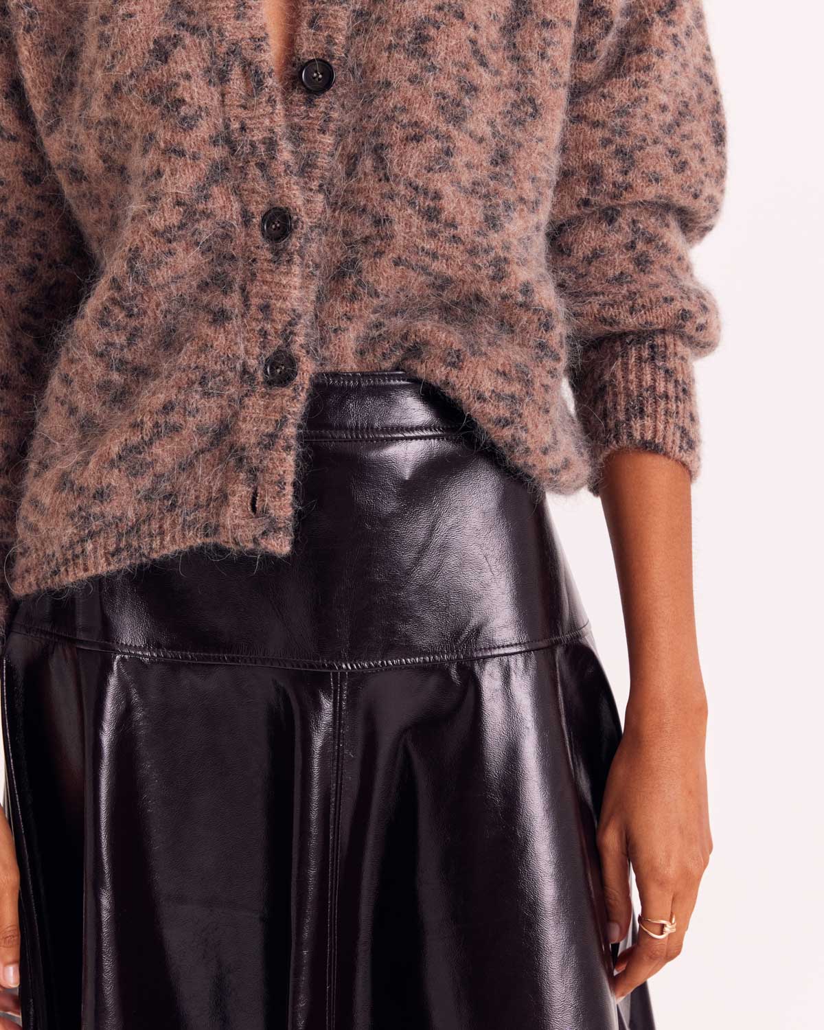Cardigan Douceur guépard tacheté