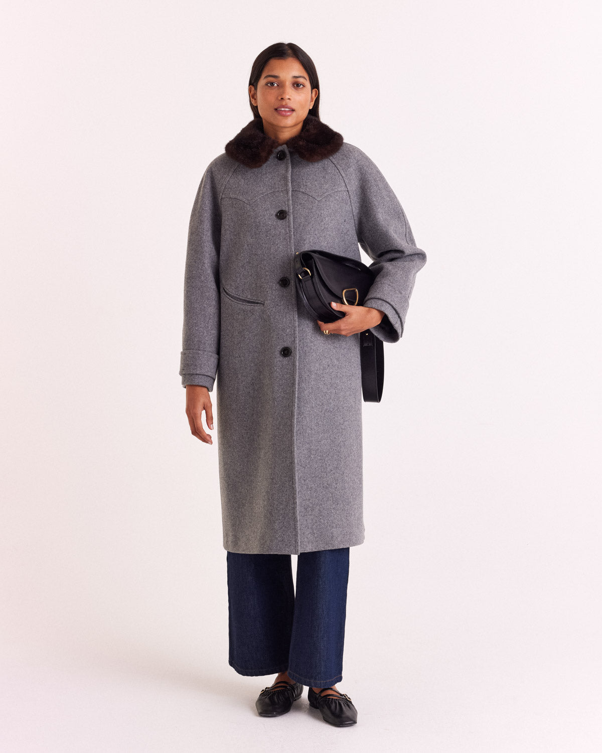 Manteau Nickie gris