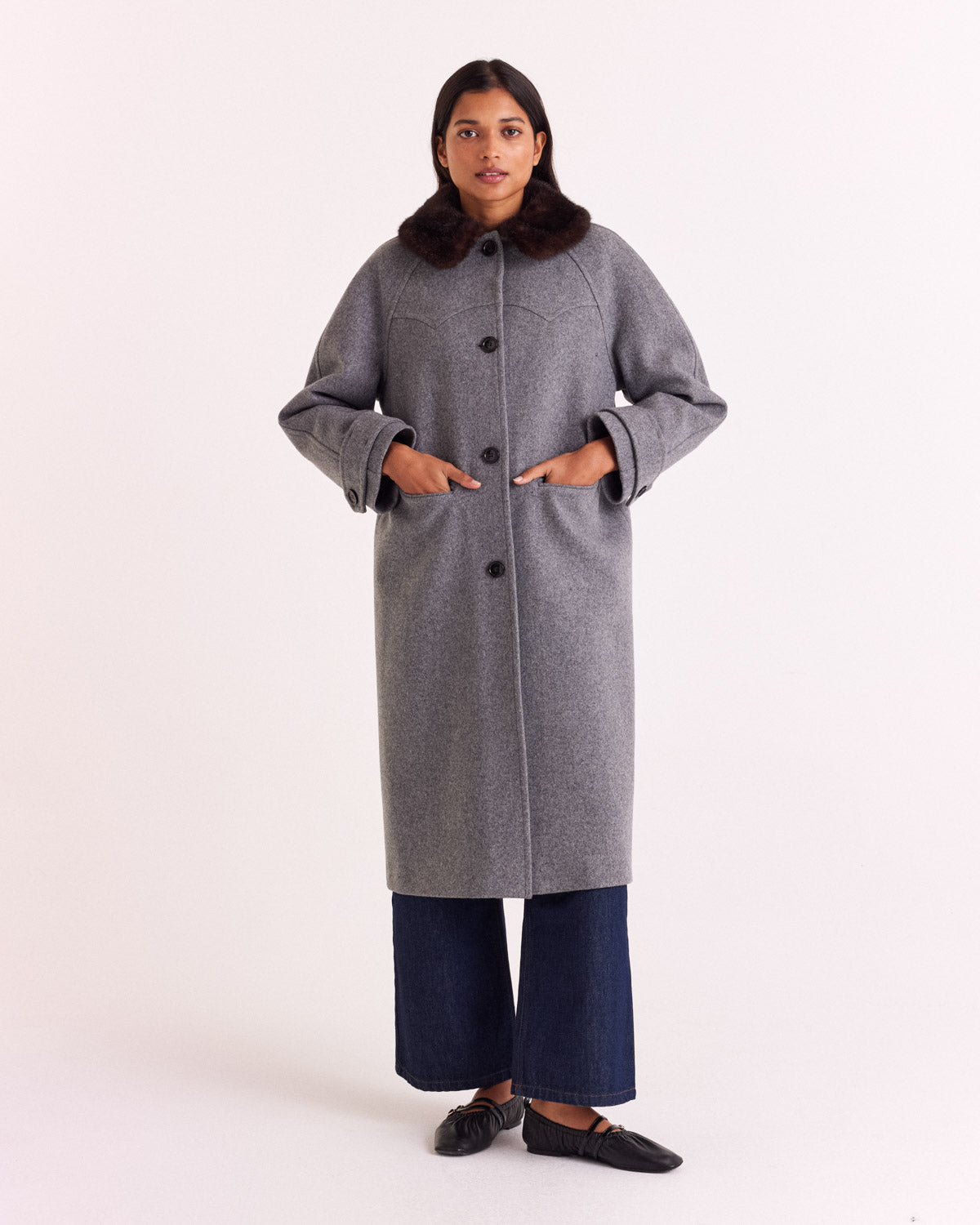 Manteau Nickie gris