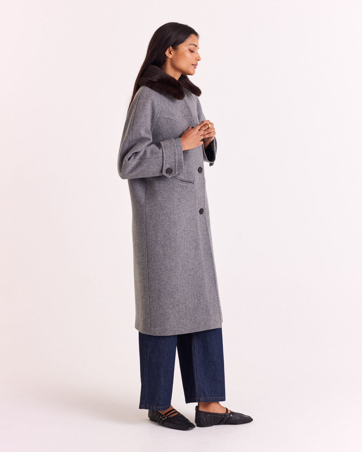 Manteau Nickie gris