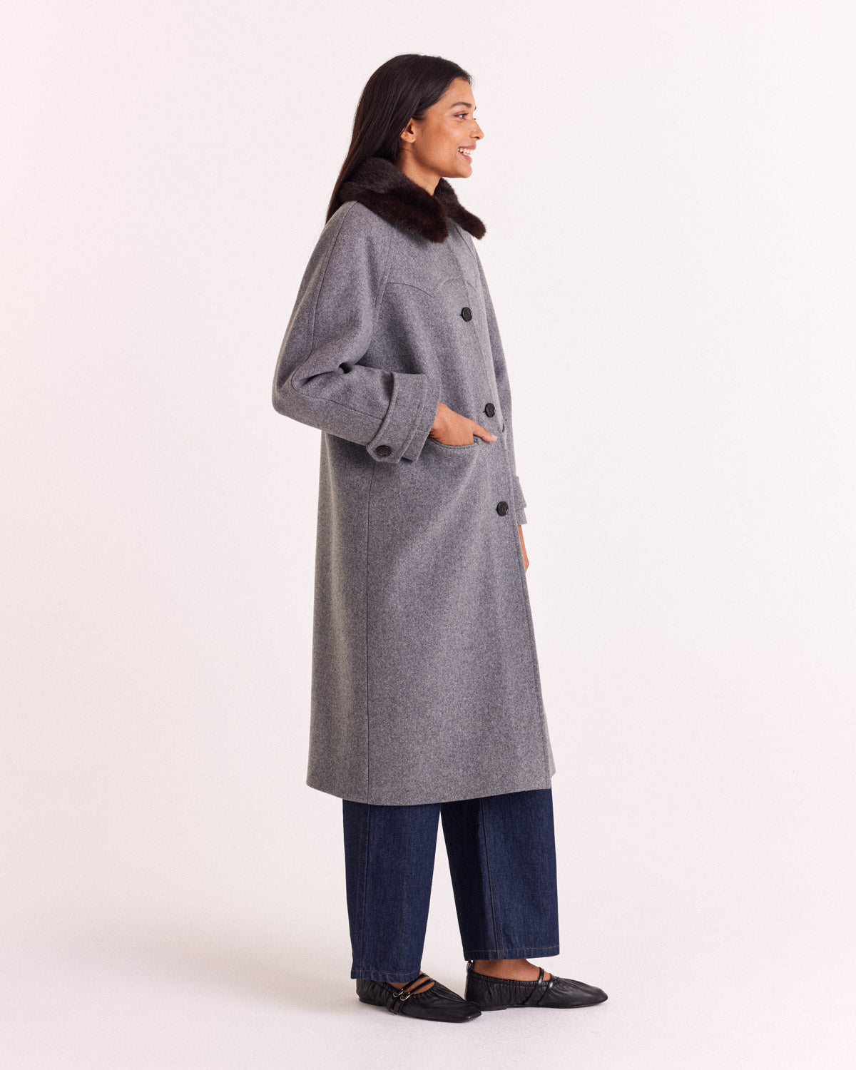 Manteau Nickie gris
