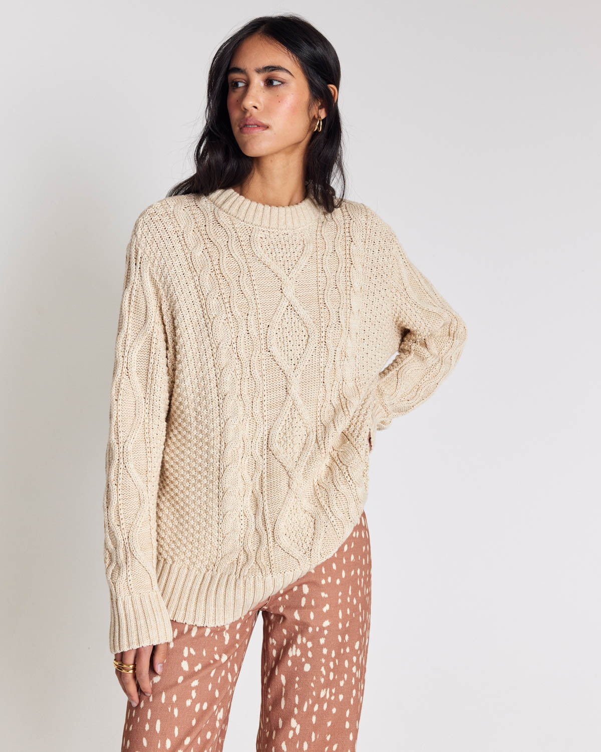 Pull Chandler écru