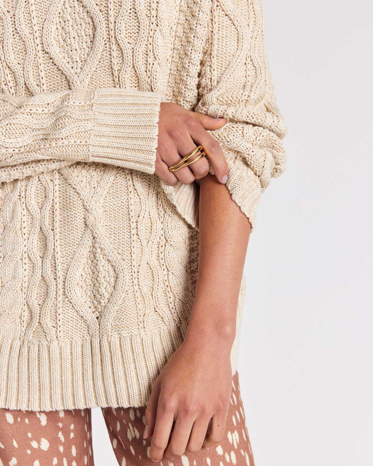 Pull Chandler écru