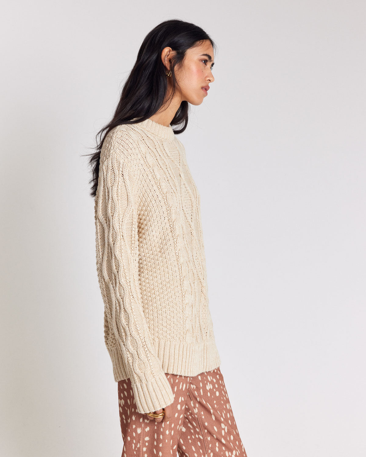Pull Chandler écru