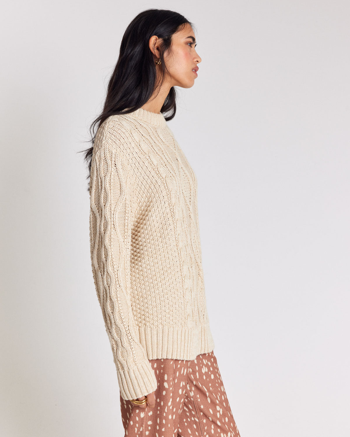 Pull Chandler écru