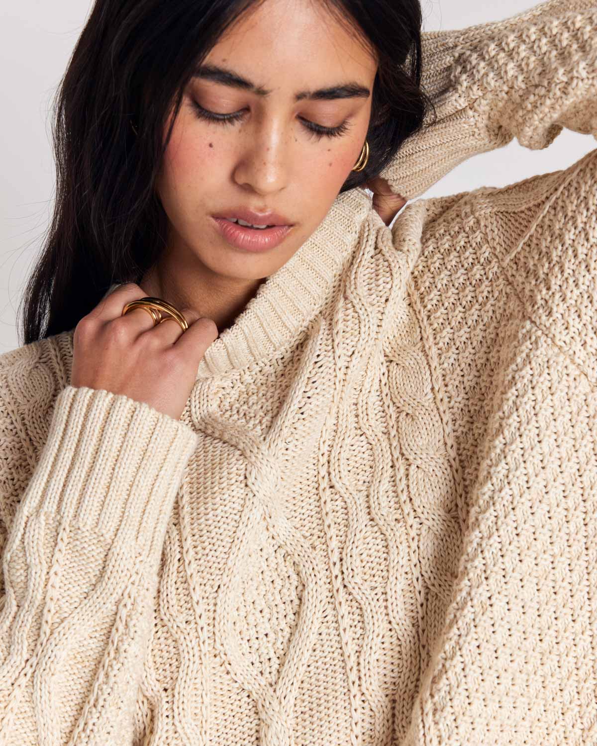 Pull Chandler écru
