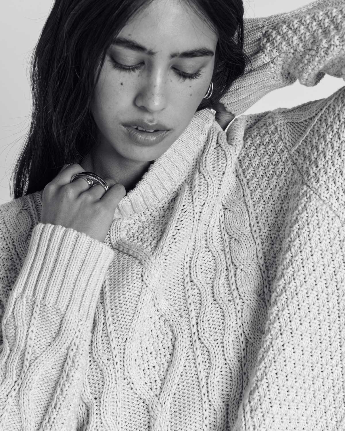 Pull Chandler écru