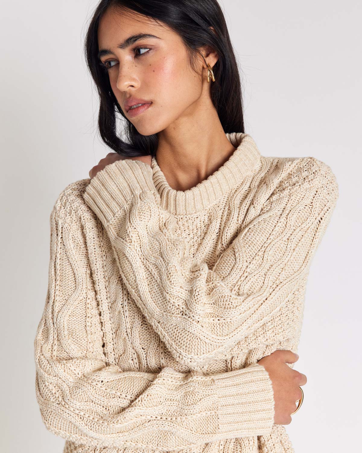 Pull Chandler écru