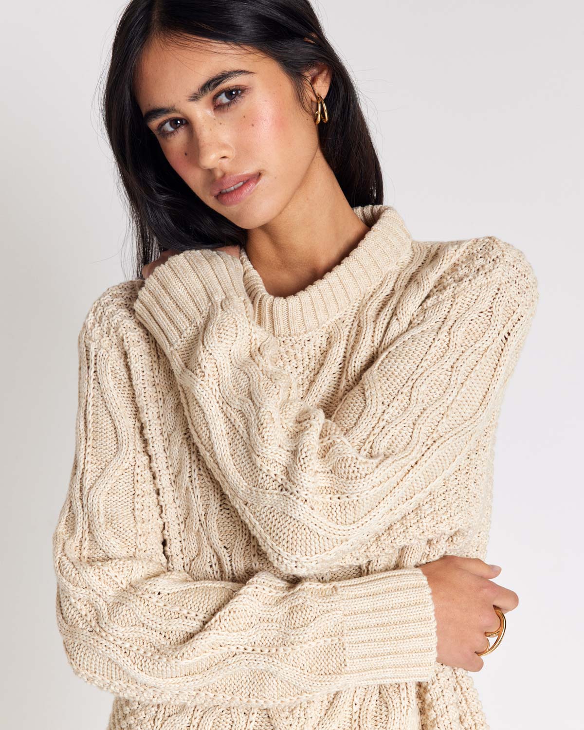 Pull Chandler écru