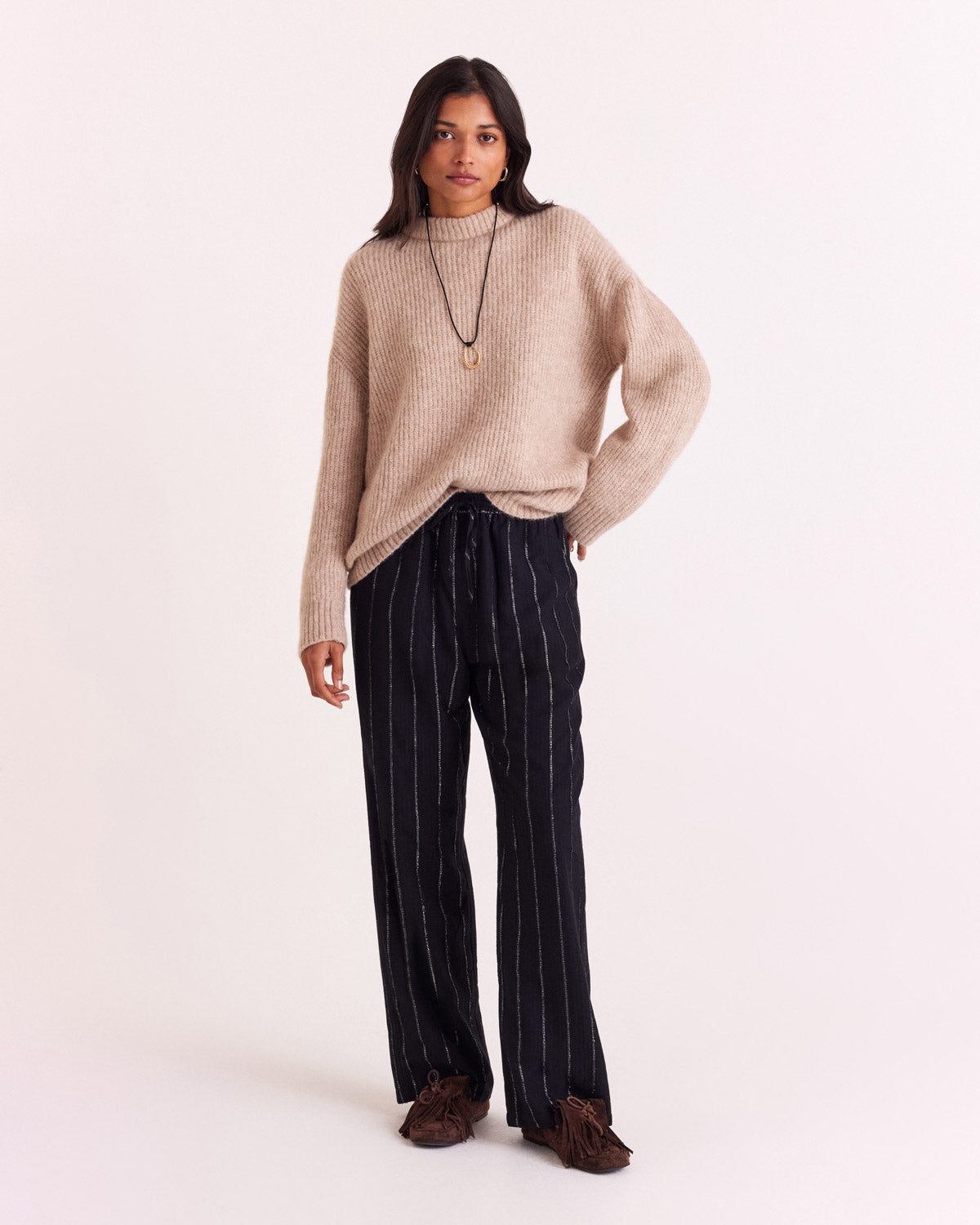 Pull Théodore beige