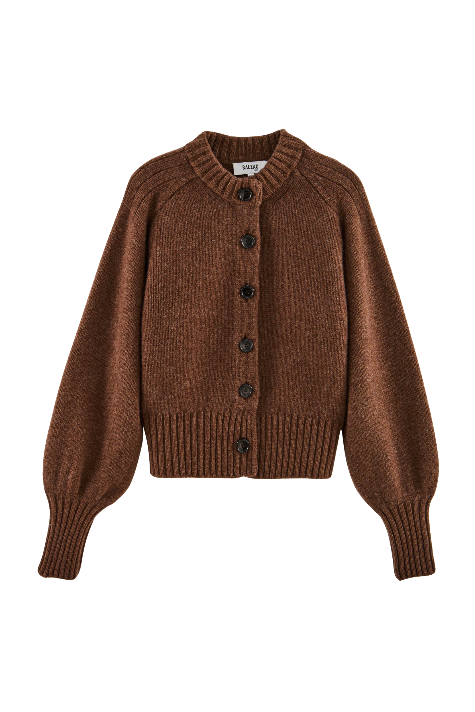 Cardigan Hilda marron
