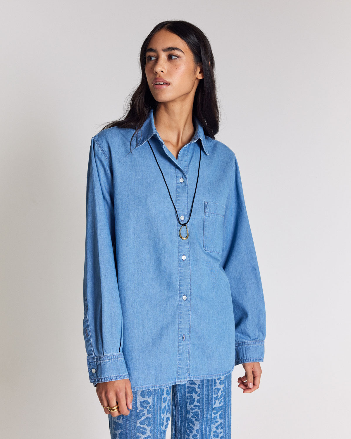 Chemise Anny bleu chambray