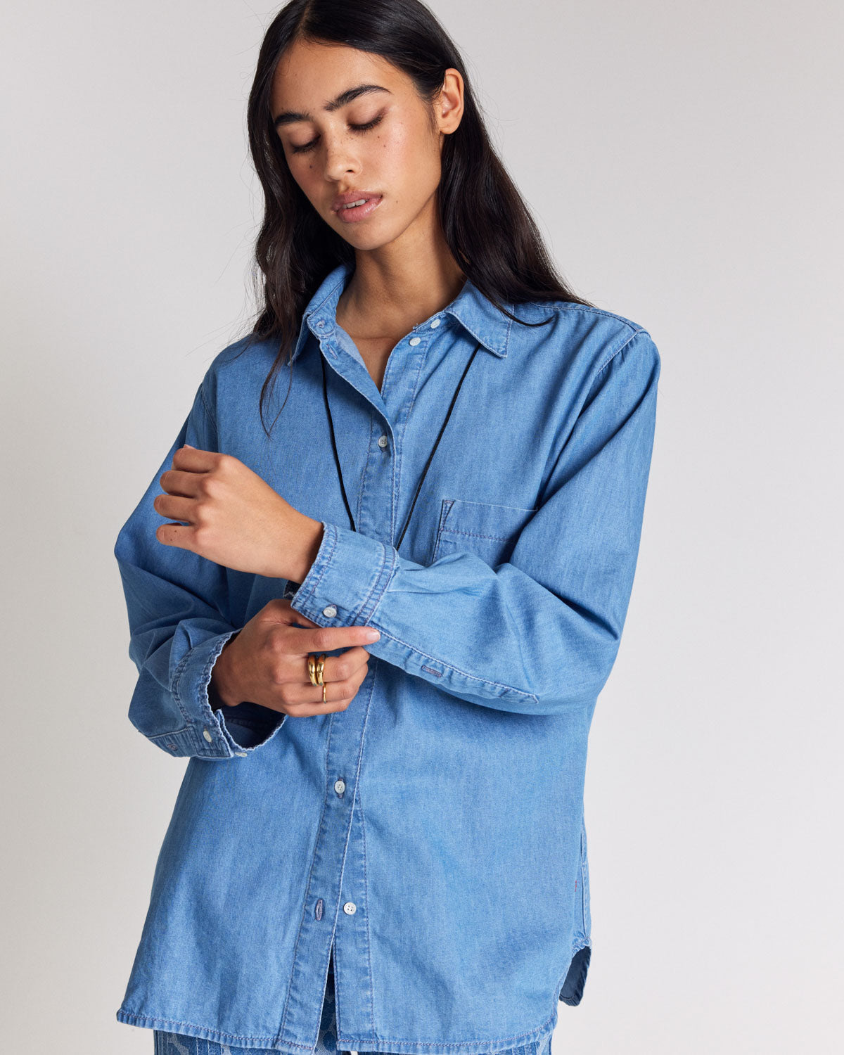 Chemise Anny bleu chambray
