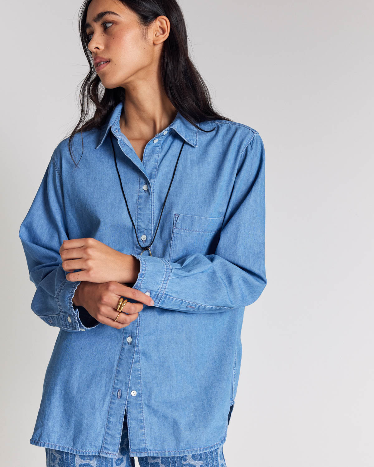 Chemise Anny bleu chambray