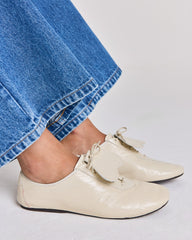 Derbies Achille languette cœur écru