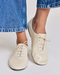 Derbies Achille languette cœur écru