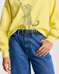 Ceinture Basma embossé emeraude