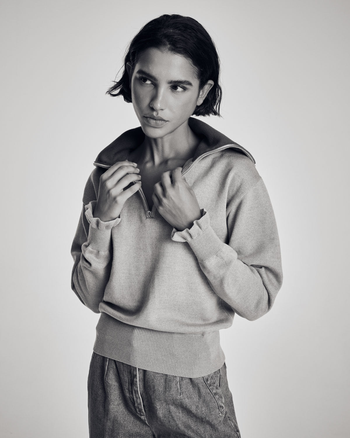 Pull Lila beige et rouille