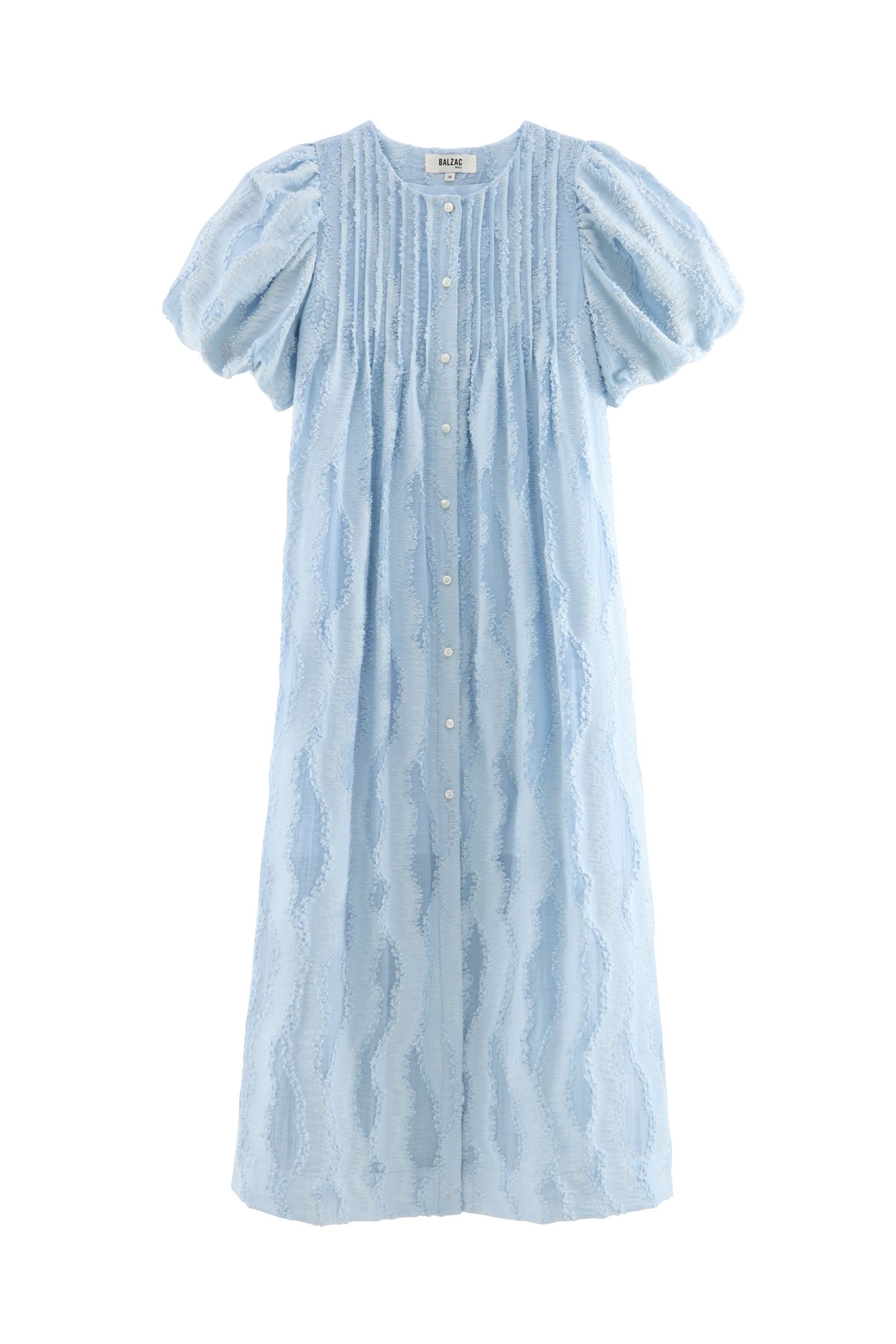 Robe Lavanda bleu ciel texturé