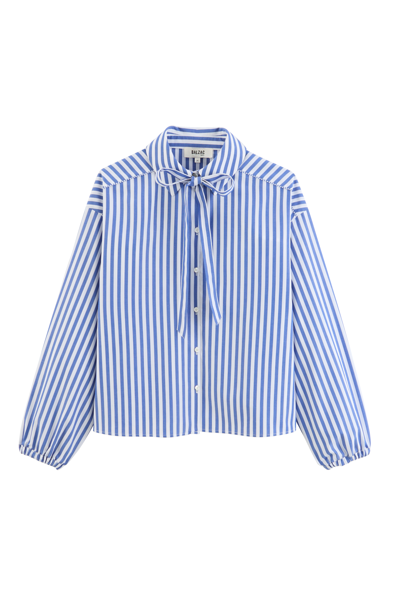 Chemise Ingrid rayures bleu