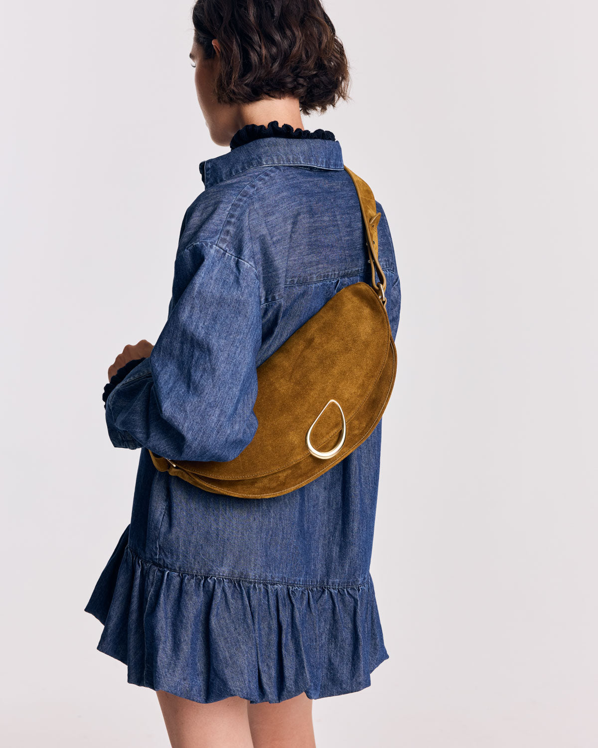 Robe Deborah bleu chambray foncé