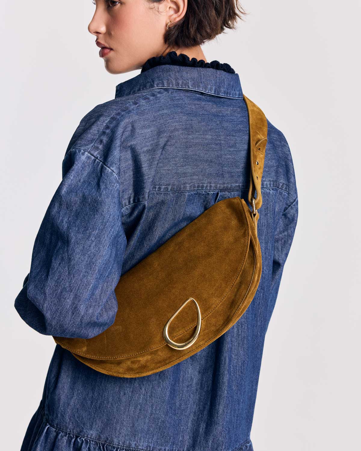 Robe Deborah bleu chambray foncé