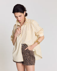 Chemise Leonor rayures jaune