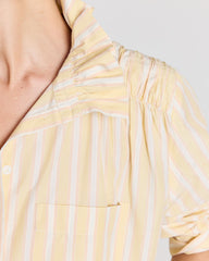 Chemise Leonor rayures jaune
