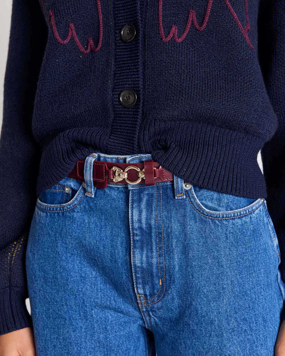 Ceinture Malo prune