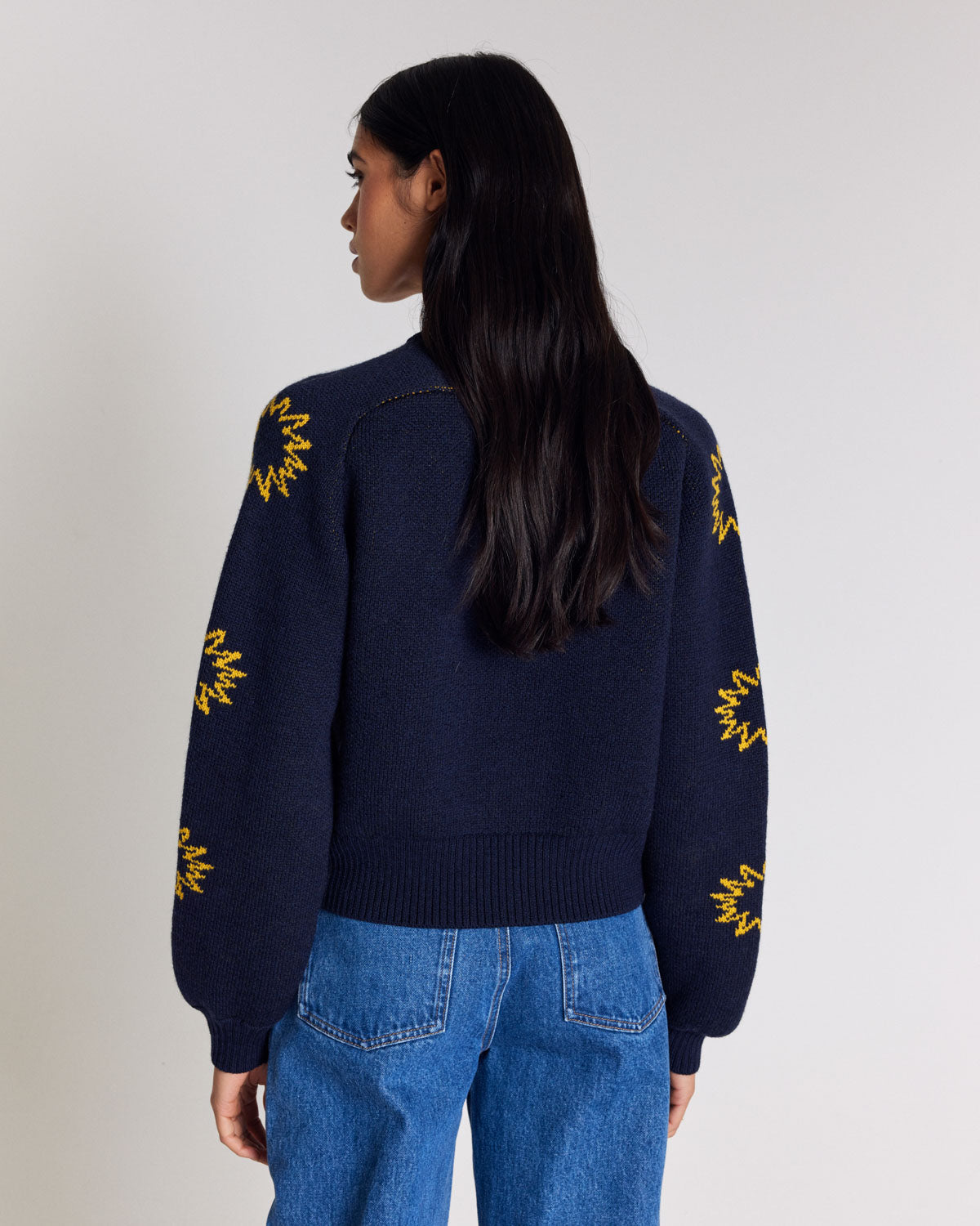 Cardigan Lucile bleu marine