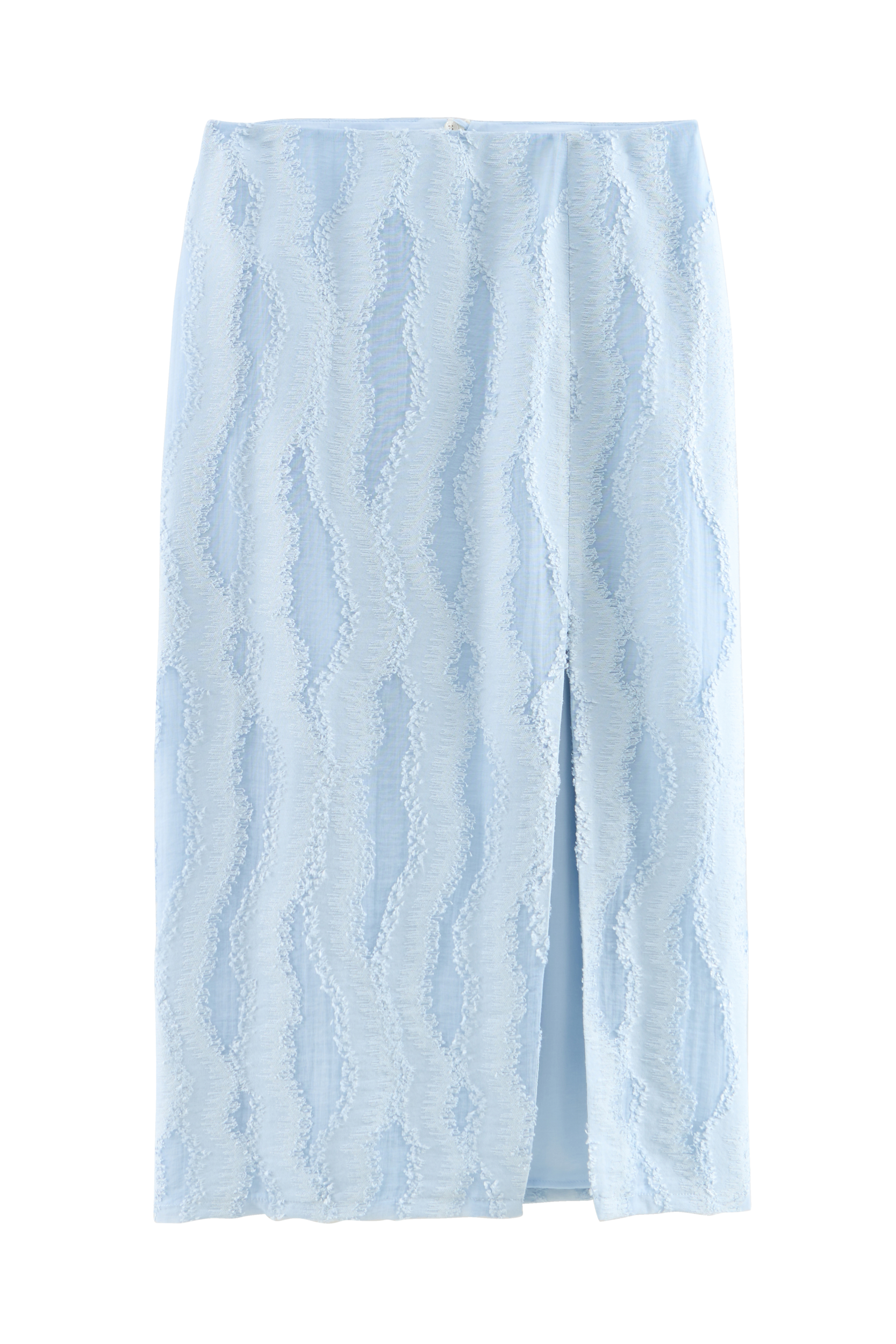 Jupe Donatelle bleu ciel texturé