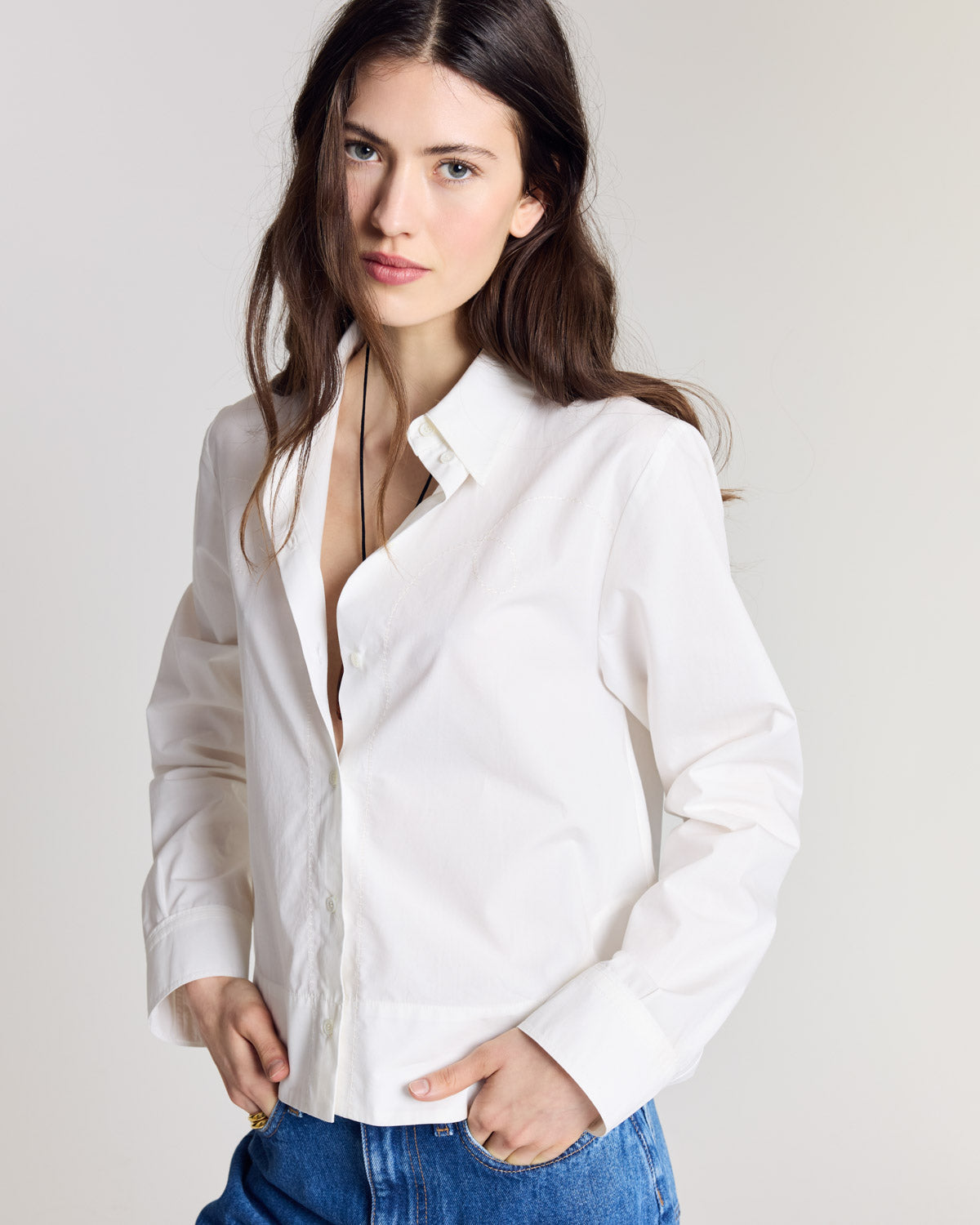 Chemise West blanc naturel