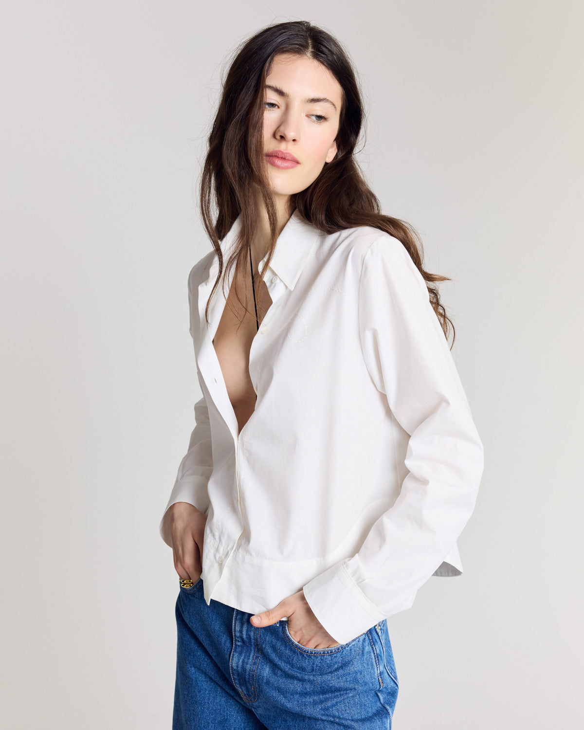 Chemise West blanc naturel