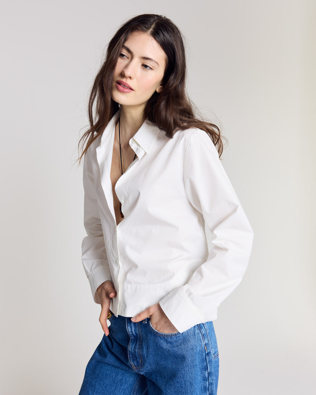 Chemise West blanc naturel