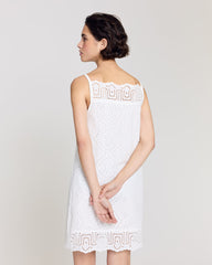 Robe Nerida blanc naturel
