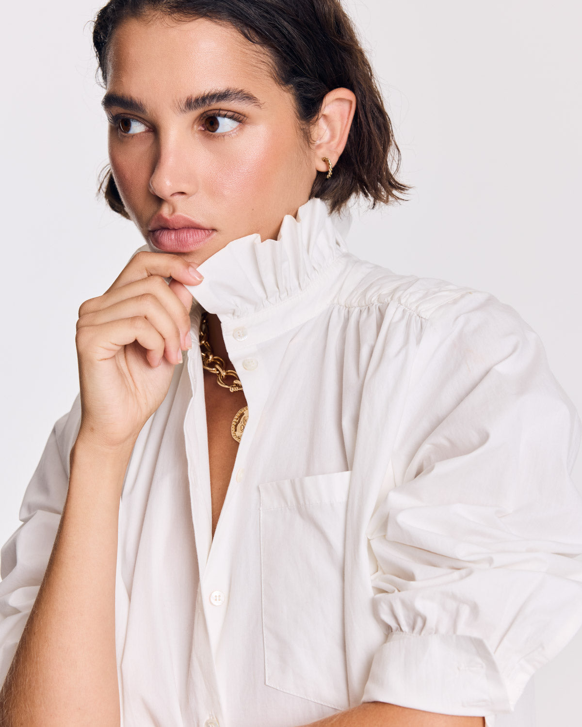 Chemise Léonor blanc naturel