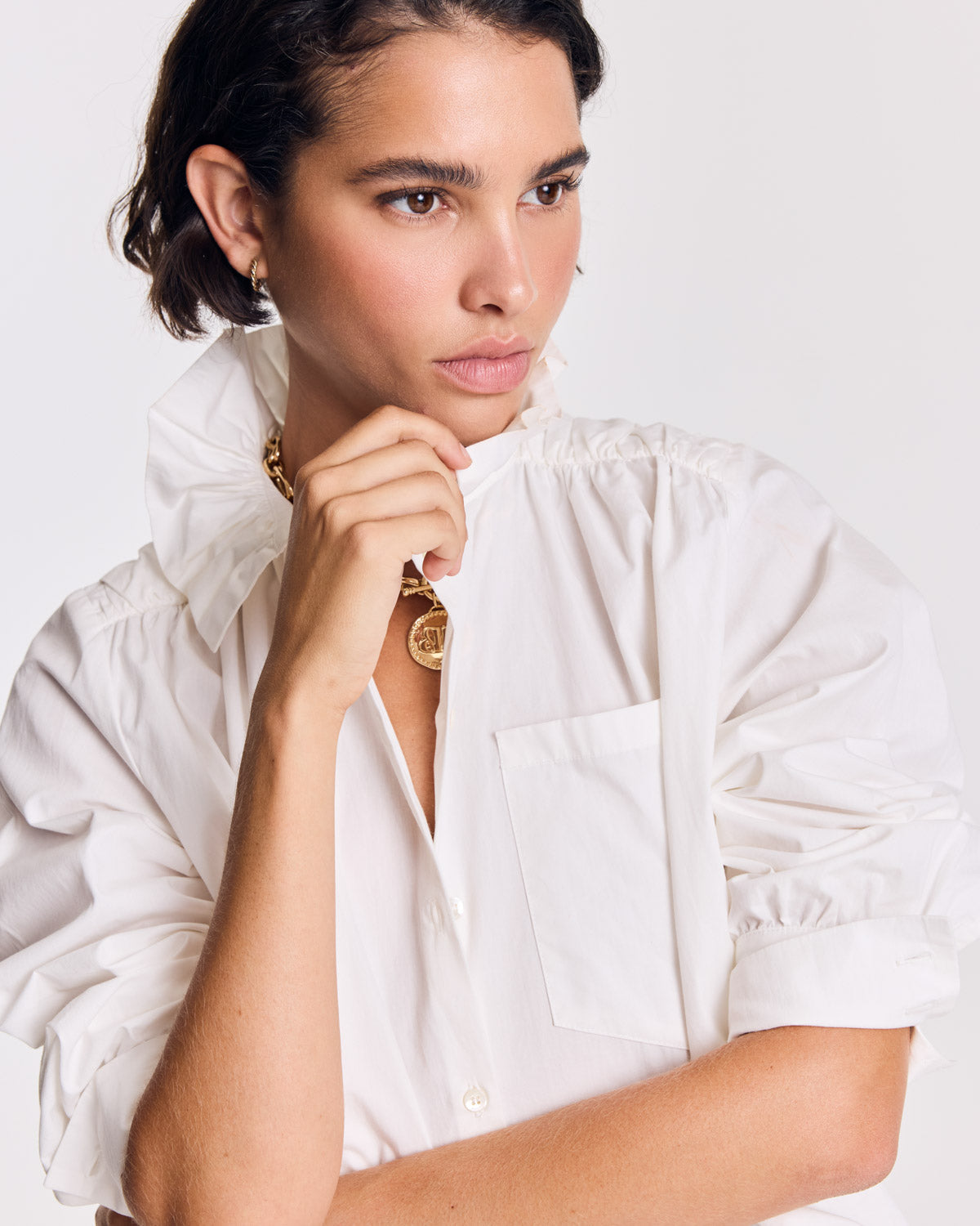 Chemise Léonor blanc naturel