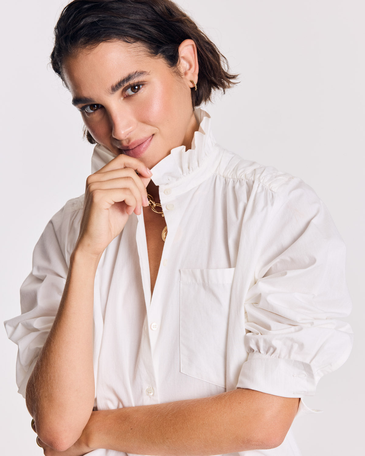 Chemise Léonor blanc naturel