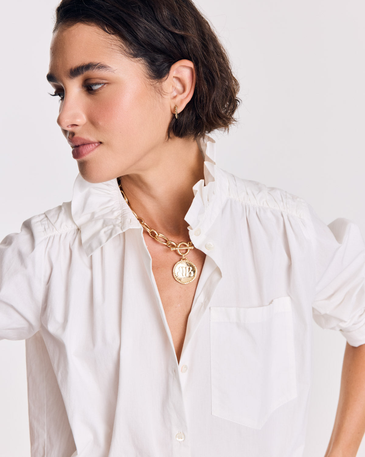 Chemise Léonor blanc naturel