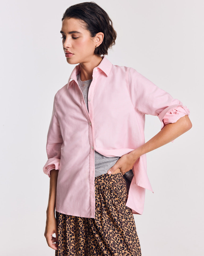 Chemise Liseron rose dragé