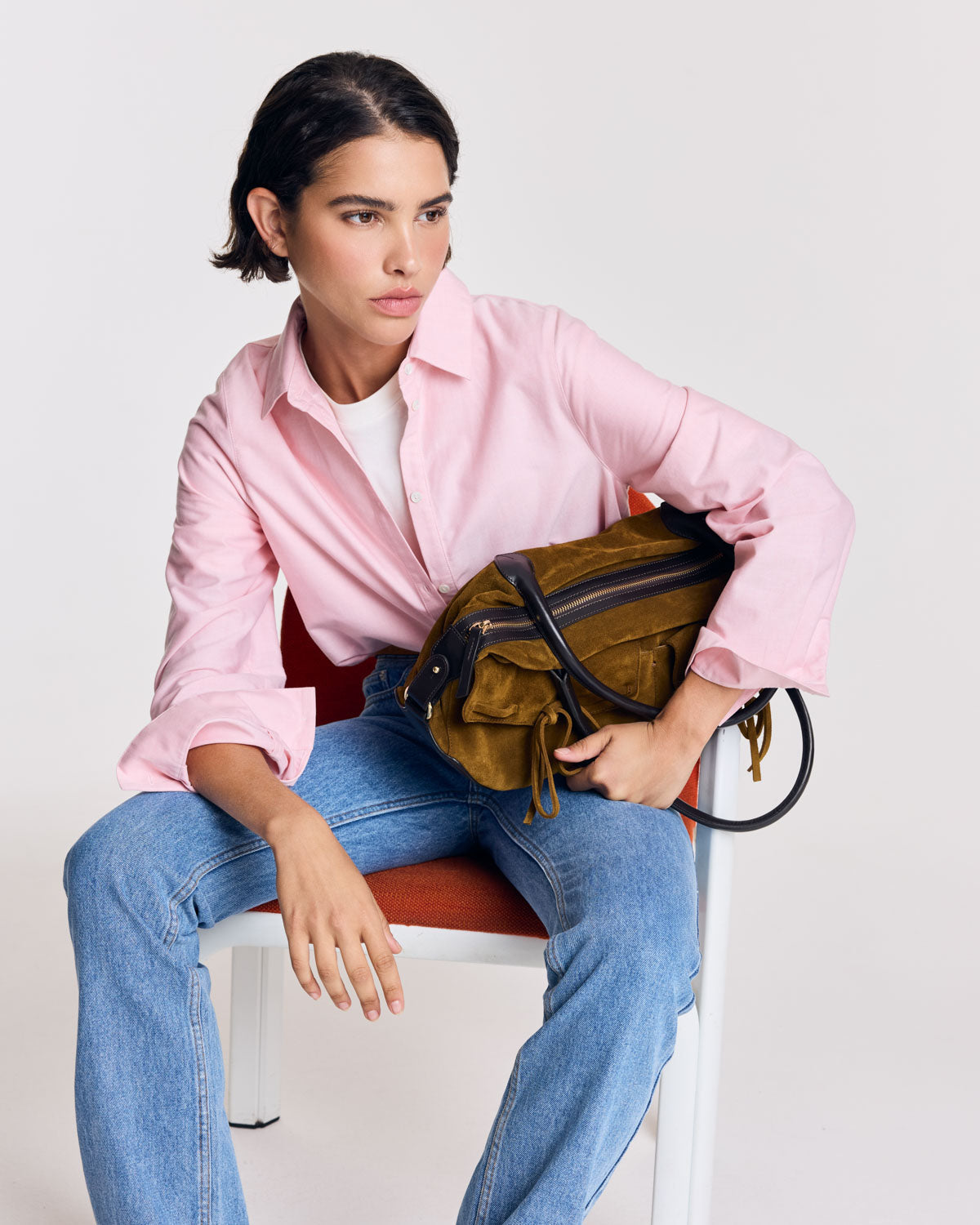 Chemise Liseron rose dragé