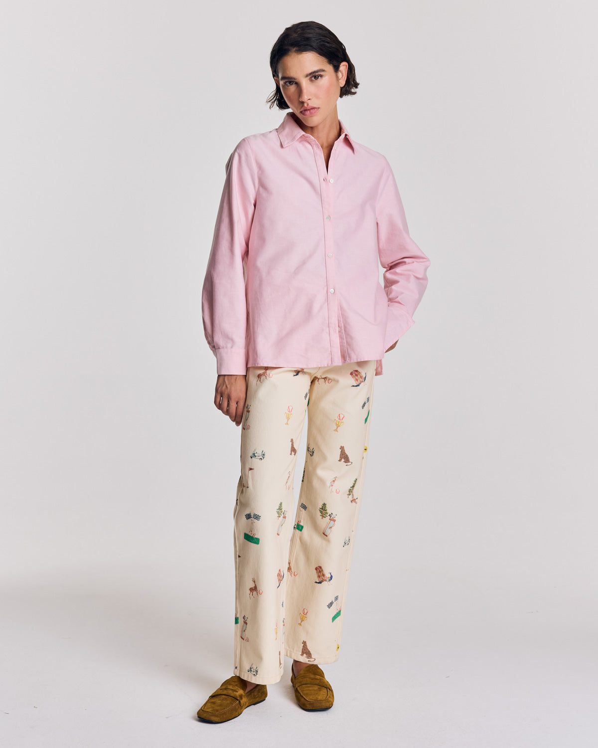 Chemise Liseron rose dragé